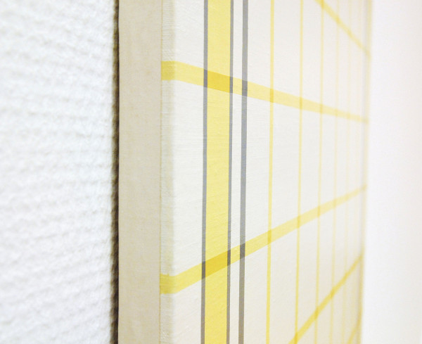 Daan van Golden - One Painting (Compositie met gele ruit) - Lakverf op doek op paneel 1964 (detail)