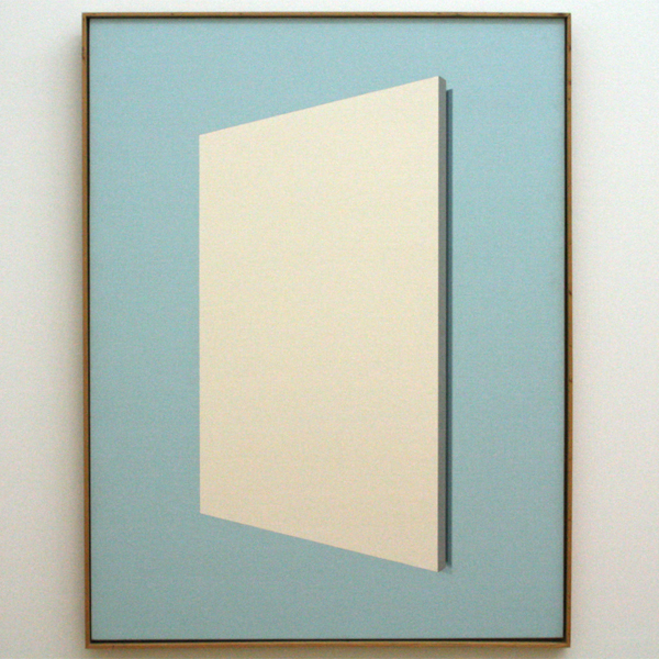 Daan van Golden - White Painting - Alkydverf op doek op triplex Daan van Golden - White Painting - Alkydverf op doek op triplex