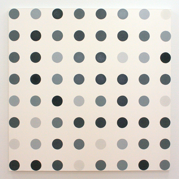 Damien Hirst - Cyclohexane - 152x152cm Huishoudverf (acrylverf?)