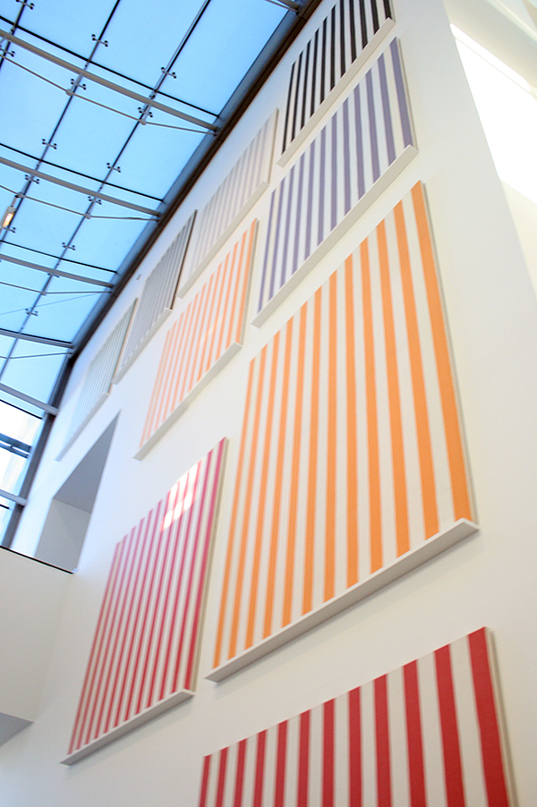 Daniel Buren - Fragmente einer Rede uber die Kunst - Selectie van 9 doeken