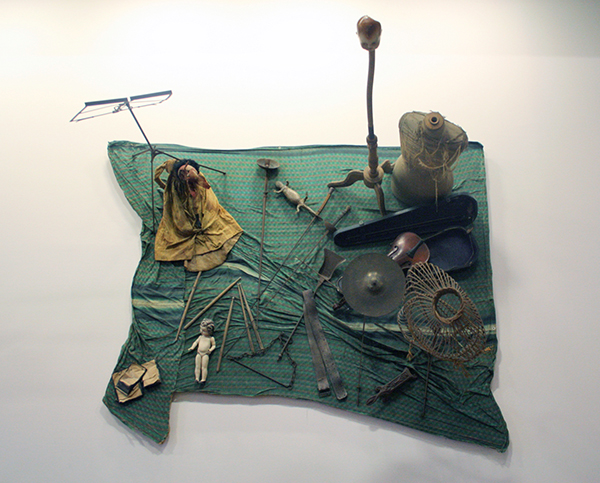 Daniel Spoerri - Marche aux puxes (hommage a Giacometti)