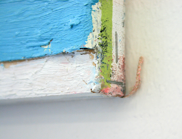 Dave Meijer - Zonder Titel - 18x35cm Olieverf op doek en paneel (detail)