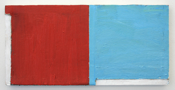 Dave Meijer - Zonder Titel - 18x35cm Olieverf op doek en paneel