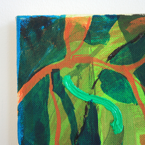 Derk Thijs - Geen Titel - 40x30cm Olieverf op katoen (detail)