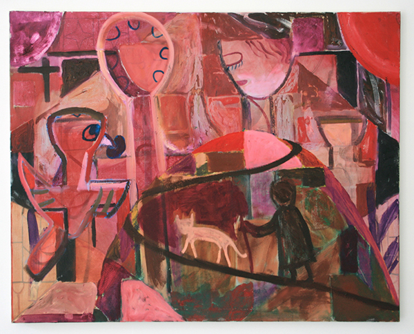 Derk Thijs - Heartland - 100x125cm Olieverf op katoen