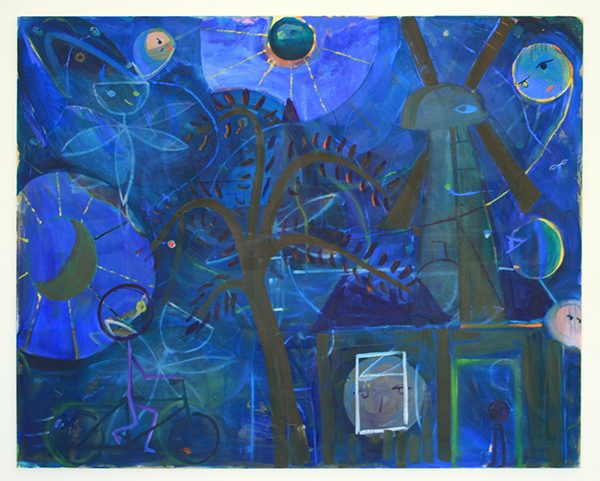 Derk Thijs - It Still Moves - 120x150cm Olieverf op katoen