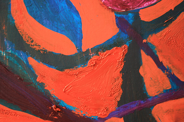 Derk Thijs - Jonas - 59x42cm Olieverf op multiplex (detail)