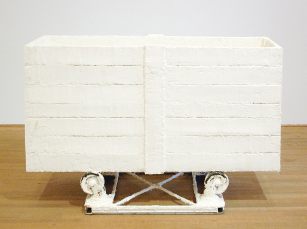 Didier Vermeiren - Zonder Titel - Hout, ijzer, staaldraad en gips