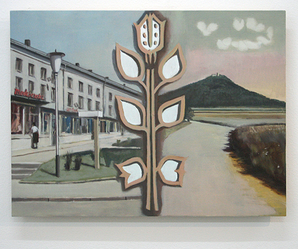 Diederik Gerlach - Ost I - 33x44cm Olieverf op paneel