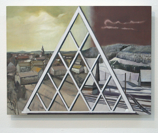 Diederik Gerlach - Ost IV - 33x44cm Olieverf op paneel