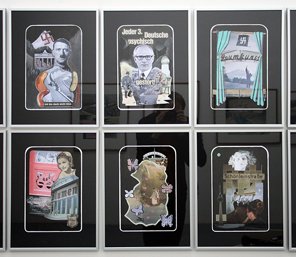 Diederik Gerlach - Piz Berlin - 20 maal 29x19cm Collage (detail)