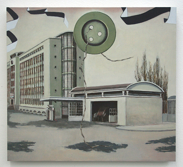 Diederik Gerlach - Wandeling, Oud - 47x51cm Olieverf op paneel