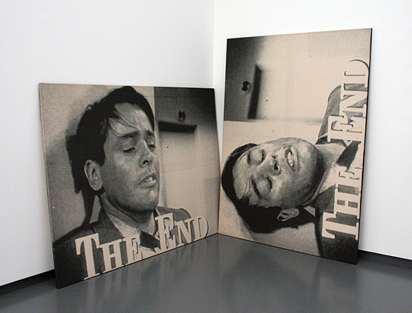 Douglas Gordon - The End (Split-Second Configuration) - Scannerchrome op doek