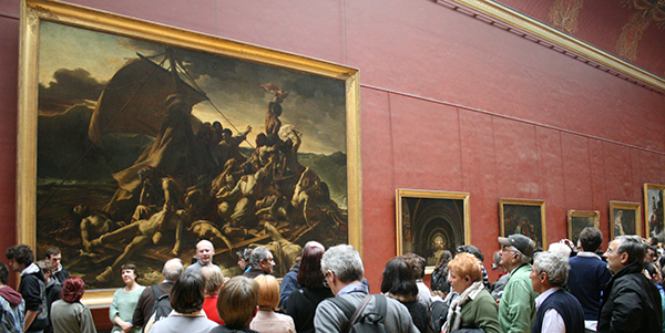 Drukte bij Gericault