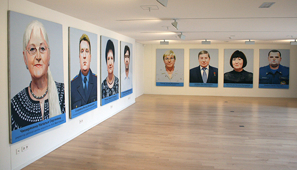 Dubossarsky & Vinogradov - Jury - 195x145cm (12 schilderijen) Olieverf op doek