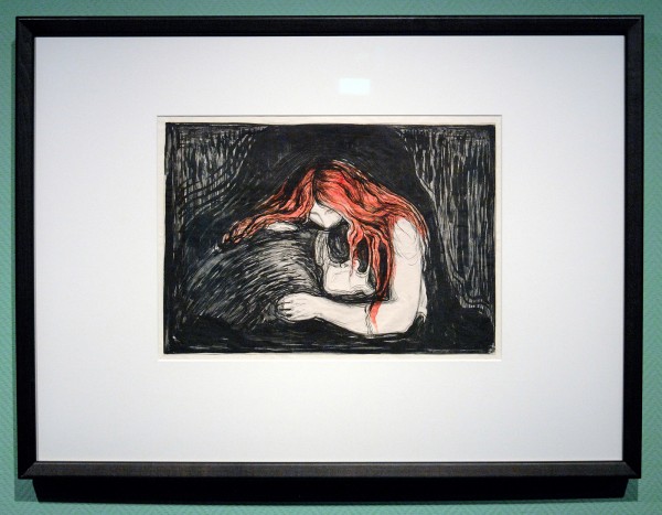 Edvard Munch - Vampier II - Lithografie en houtsnede, 1895-1902