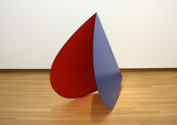 Ellsworth Kelly - Blue Red Rocker - Gespoten aluminium Ellsworth Kelly - Blue Red Rocker - Gespoten aluminium
