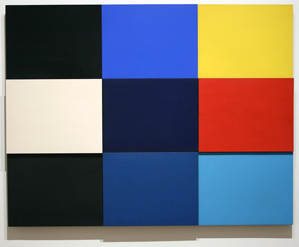 Ellsworth Kelly - Mediterranee - Olieverf op hout Ellsworth Kelly - Mediterranee - Olieverf op hout