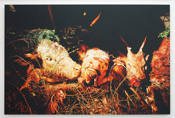 Elodie Lesourd - The Demon of Old (Courtsey E Tidemann) - 70x110cm Acrylverf op MDF