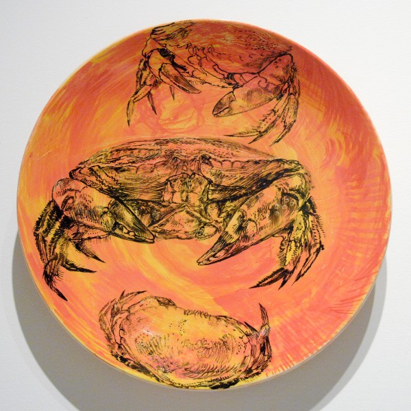 Erik Andriesse - Bord - Geglazuurd steengoed, 1992