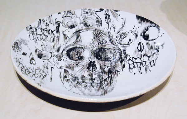 Erik Andriesse - Bord - Geglazuurd steengoed, 1992