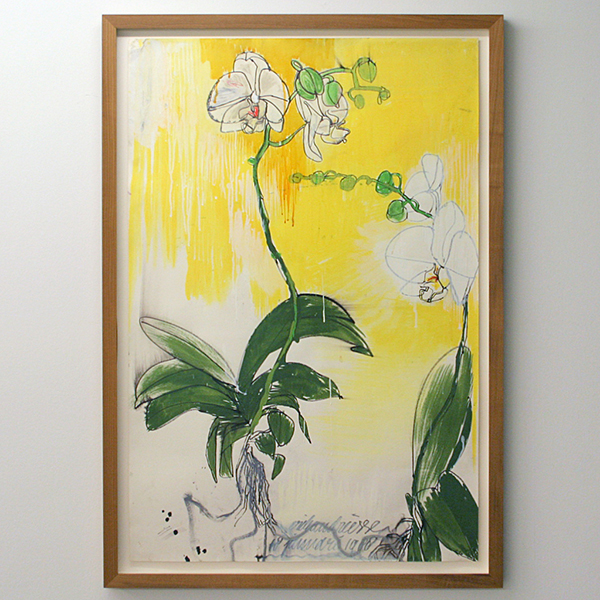 Erik Andriesse - Orchids - 110x73cm Gouache (met stift en pen?) op papier