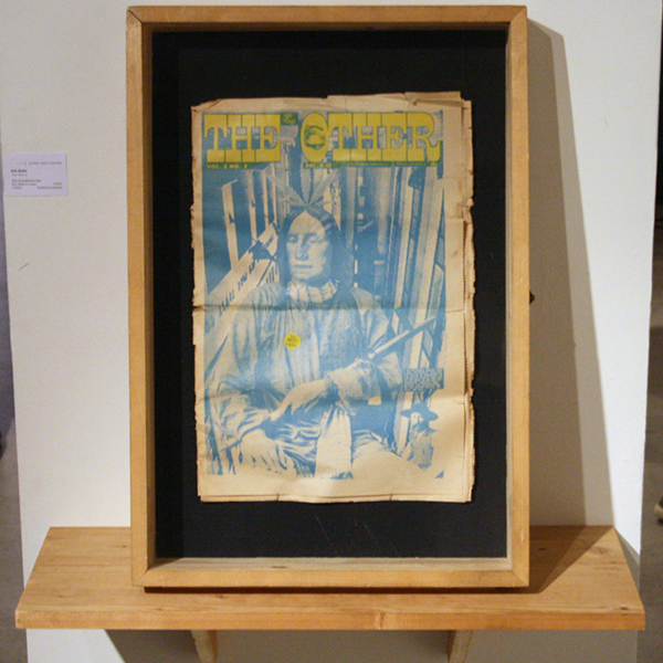 Erik Boker - The Other I - 60x42cm Hout, glas en gevonden object