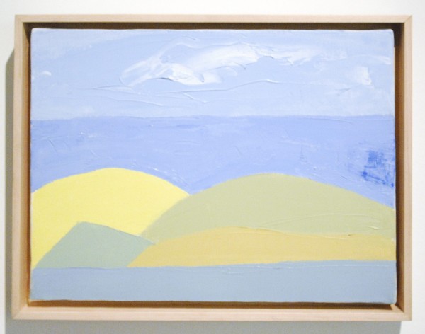 Etel Adnan - Untitled - Olieverf op doek, 2000