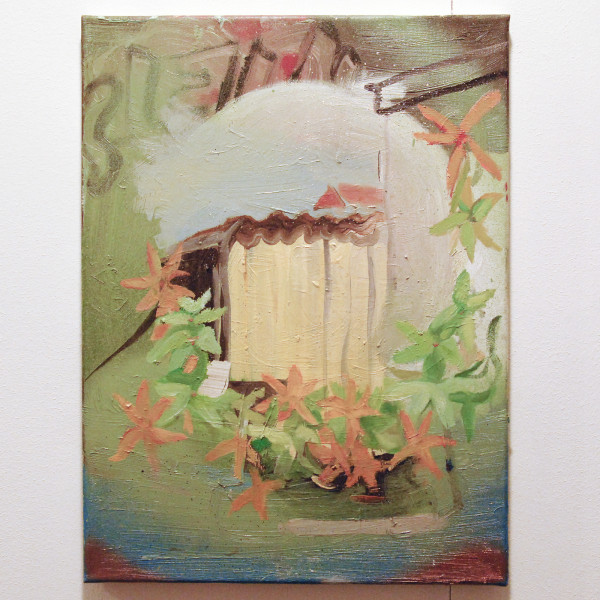 Evelynn van Damme - 30x40cm Olieverf en aerosol op canvas