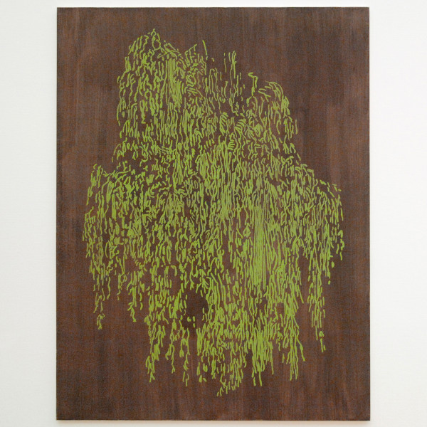 Evi Vingerling - Zonder Titel - 210x160cm Gouache op doek