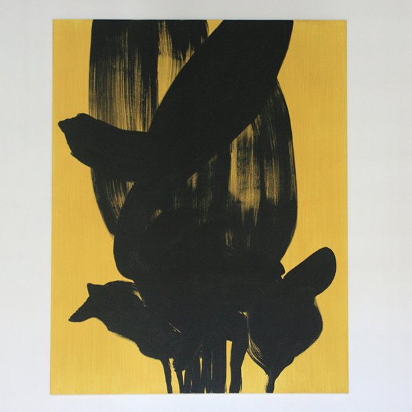 Evi Vingerling - Zonder Titel - Gouache en acrylverf op doek