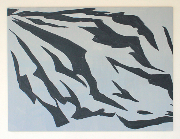 Evi Vingerling - Zonder Titel - Gouache en acrylverf op doek