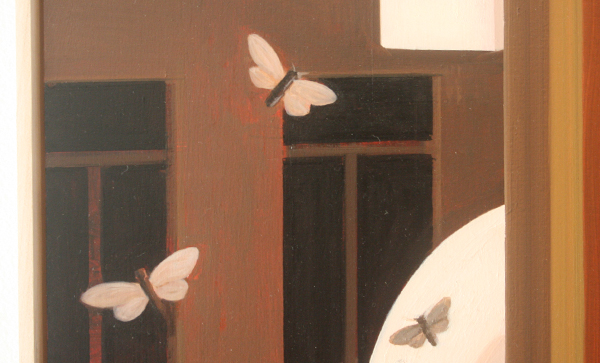 Falk Gernegroß - Butterfly stories - 80x60cm Olieverf op MDF (detail) Falk Gernegroß - Butterfly stories - 80x60cm Olieverf op MDF (detail)