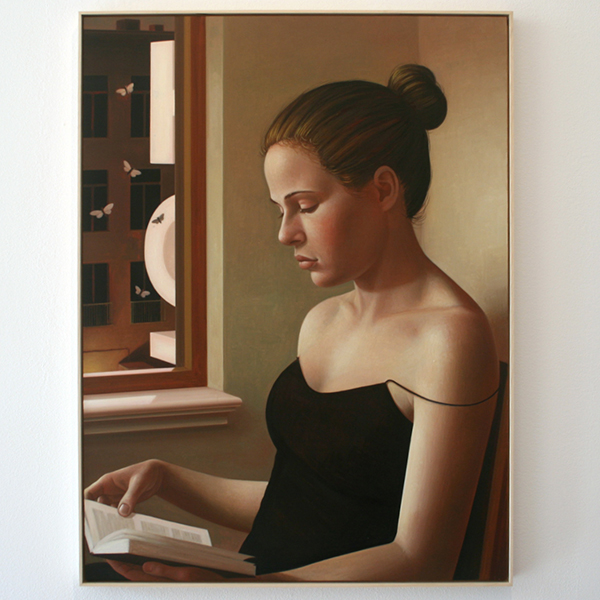 Falk Gernegroß - Butterfly stories - 80x60cm Olieverf op MDF Falk Gernegroß - Butterfly stories - 80x60cm Olieverf op MDF