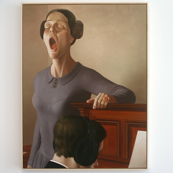 Falk Gernegroß - Housemusic - 80x60cm Olieverf op MDF Falk Gernegroß - Housemusic - 80x60cm Olieverf op MDF