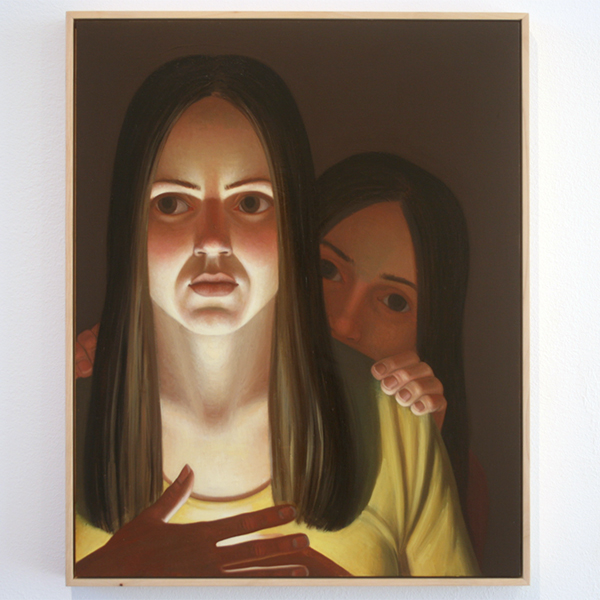 Falk Gernegroß - Wig - 52x42cm Olieverf op MDF Falk Gernegroß - Wig - 52x42cm Olieverf op MDF