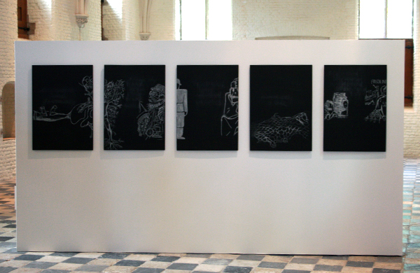 Falke Pisano - Structure for Repetition (not representation) - Installatie sculptuur Falke Pisano - Structure for Repetition (not representation) - Installatie sculptuur