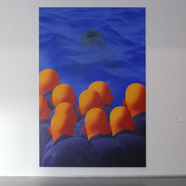 Fang Lijun - Untitled - Olieverf op doek