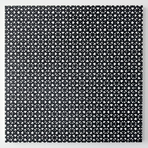 Francois Morellet - 4 trames 0 - 45 - 90 - 135 - Zeefdruk op hout, 1971