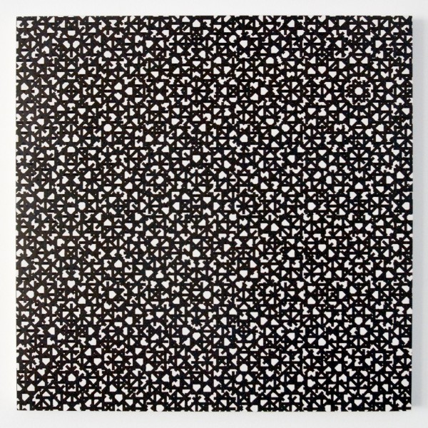 Francois Morellet - Tirets, 0 - 45 - 90 - 135 - Zeefdruk op hout, 1971