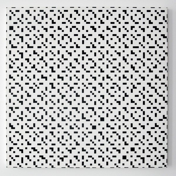 Francois Morellet - Tous les 2 - 3 - 4 - 5 en diagonale - Zeefdruk op hout, 1974