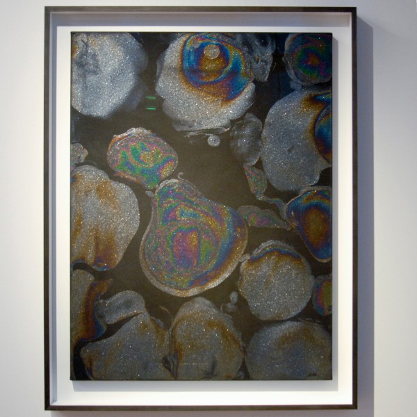 Frank Ammerlaan - Untitled - 100x75cm Chemicalien op canvas, 2013