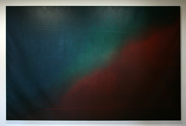 Frank Ammerlaan - Zonder Titel - Olieverf en draad op doek