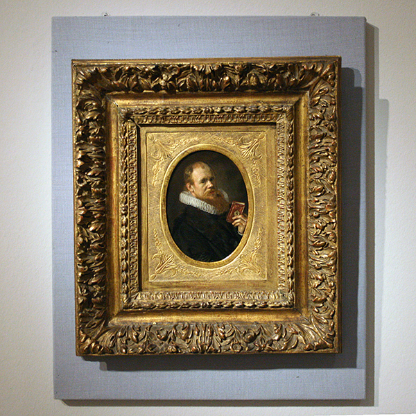 Frans Hals - Portret van Theodorus Schrevelios - Olieverf op koper 1617