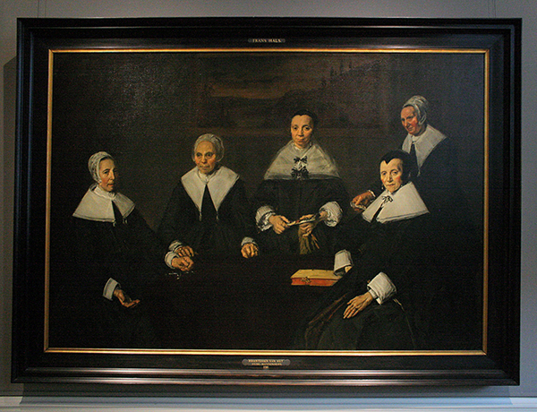 Frans Hals - Regentessen van het Oudemannenhuis - Olieverf op doek 1664