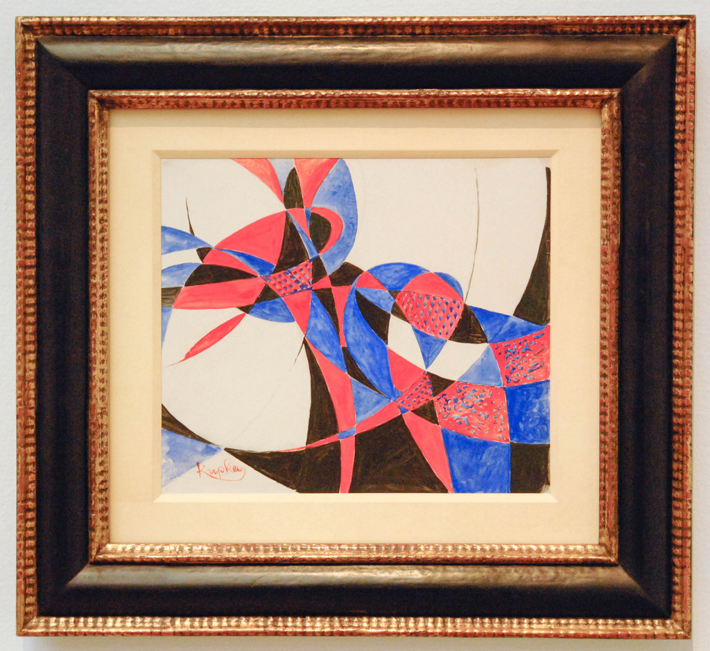 Frantisek Kupka - Study for 'Amorpha' - Potlood over waterverf op papier 1912