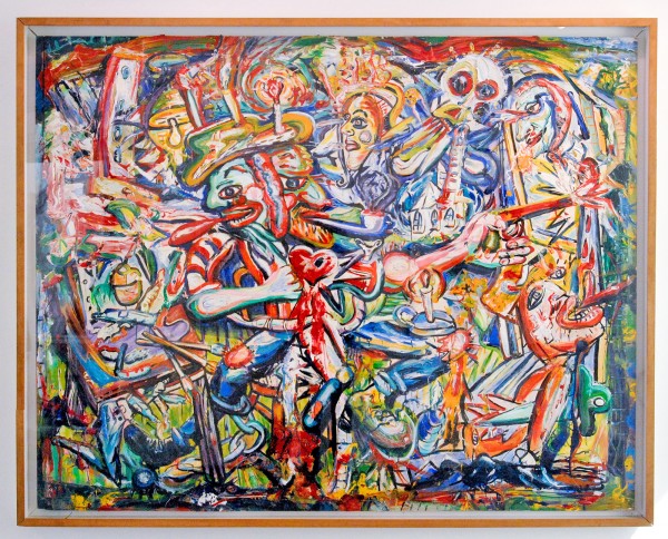 Fred Bervoets - Hommage aan Van Gogh - 175x225cm Acryl op papier