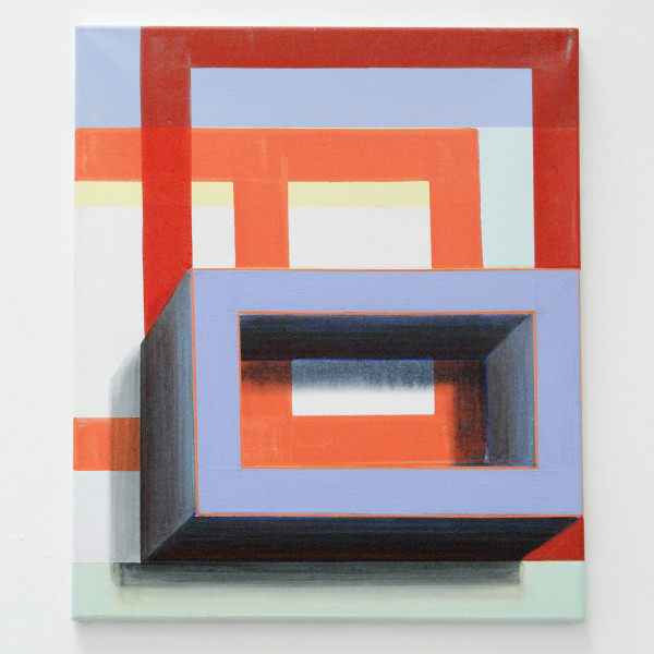 Gabrielle van de Laak - 3D Light - 60x50cm Acrylverf en pigment op katoen