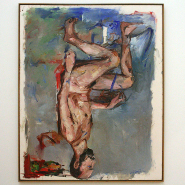 Georg Baselitz - Fingermalerei - Akt - Olieverf op doek Georg Baselitz - Fingermalerei - Akt - Olieverf op doek