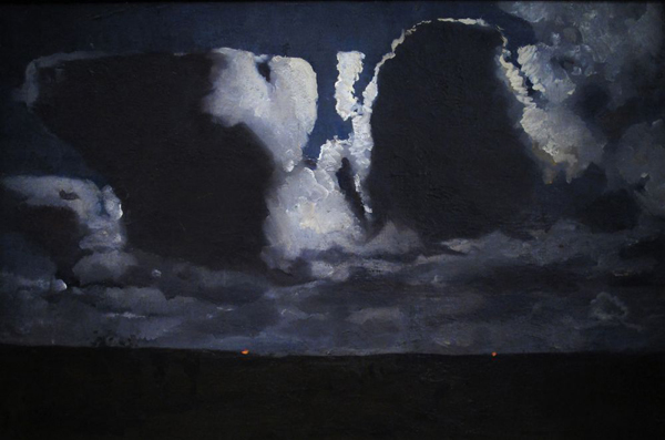 George Hendrik Breitner - Maannacht - 71x101cm George Hendrik Breitner - Maannacht - 71x101cm